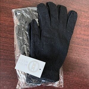 Set Of 2 Black Moda West Gloves